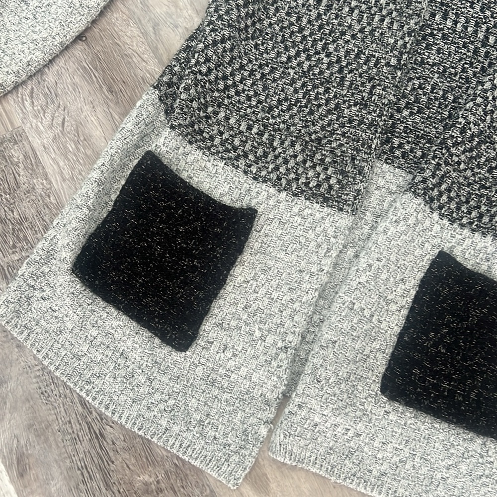 COTTON EMPORIUM Dot Colorblock Cardigan size M - Picture 4 of 5